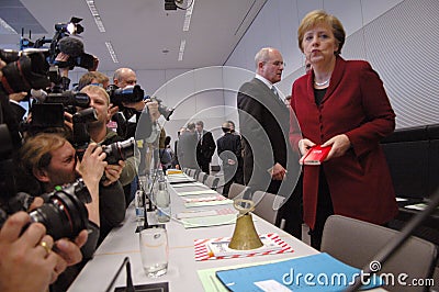 Angela Merkel Editorial Stock Photo