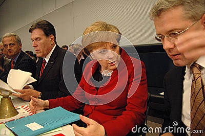 Angela Merkel Editorial Stock Photo