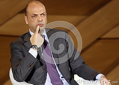 Angelino alfano,italy Editorial Stock Photo