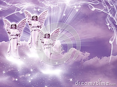 Angels archangels Stock Photo