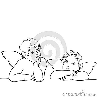 Angels Vector Illustration
