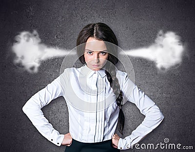 Anger issues concept Stock Photo