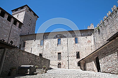 Angera Castle - Fortress (Rocca Borromea) Stock Photo