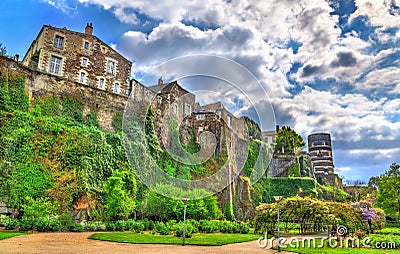 Angers Castle in the Loire Valley, France Stock Photo