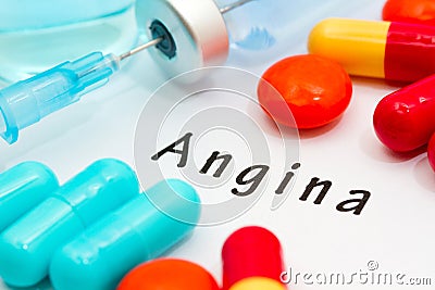 Angina Stock Photo