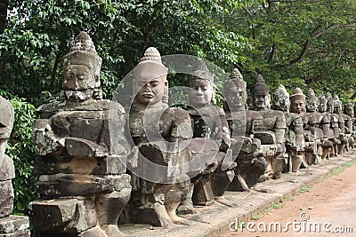 Angkor Thom, Cambodia Stock Photo