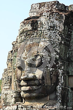 Angkor Thom Temple Stock Photo