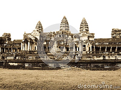 Angkor Thom temple Stock Photo