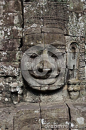 Angkor Wat - Bayon temple Stock Photo