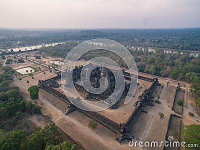 Angkor Wat (Cambodia) Stock Photo