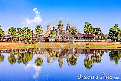 Angkor Wat, Cambodia. Stock Photo