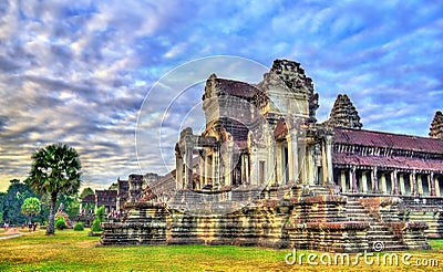 Angkor Wat Main Temple at Siem reap, Cambodia Editorial Stock Photo