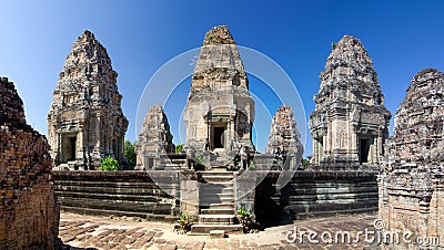 Angkor Wat temple Stock Photo