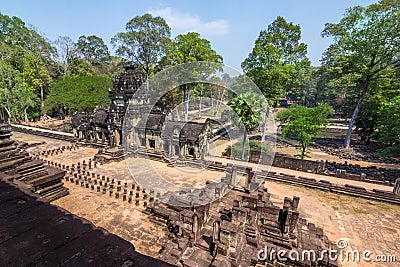 Angkor Wat Temple, Siem reap, Cambodia ruins Stock Photo