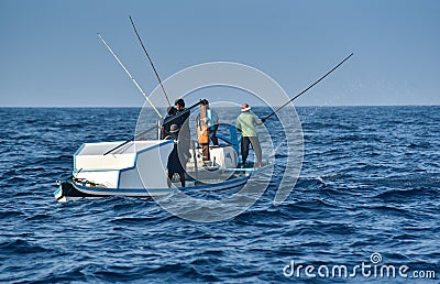 Anglers Fishing Editorial Stock Photo