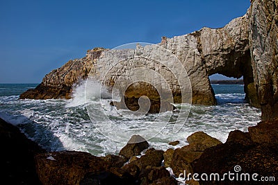 The Anglesey coastline Stock Photo