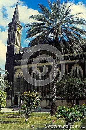 Anglican Cathedral, Christ Church, Stone Town, Zanzibar, Tanzania Stock Photo