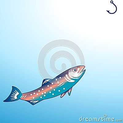 Angling/fishing Vector Illustration