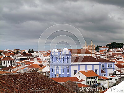 Angra Do Heroismo Stock Photo