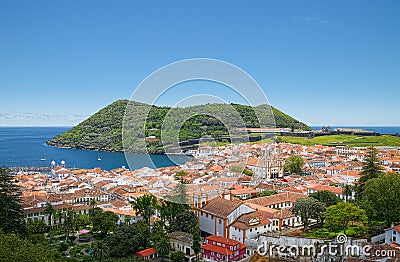 Angra do Heroismo, Terceira island, Azores Stock Photo