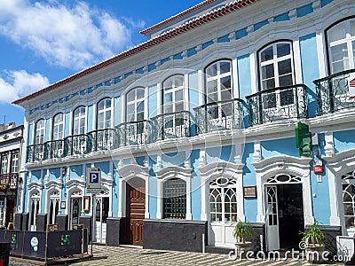 Angra do Heroismo Editorial Stock Photo