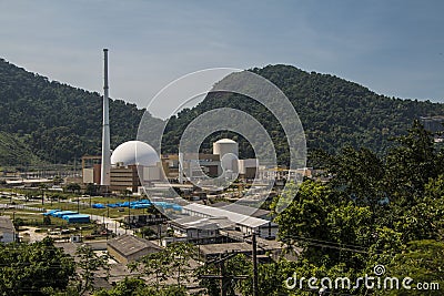 Angra Nuclear Power Plant Editorial Stock Photo