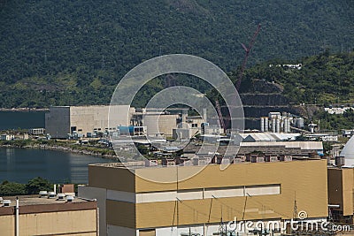 Angra Nuclear Power Plant Editorial Stock Photo