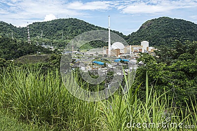 Angra Nuclear Power Plant, Rio de Janeiro, Brazil Stock Photo