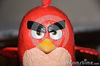 Angry birds red toy Editorial Stock Photo