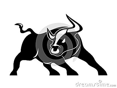 Angry bull Vector Illustration