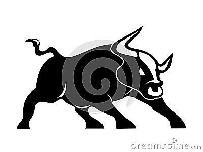 Angry bull Vector Illustration