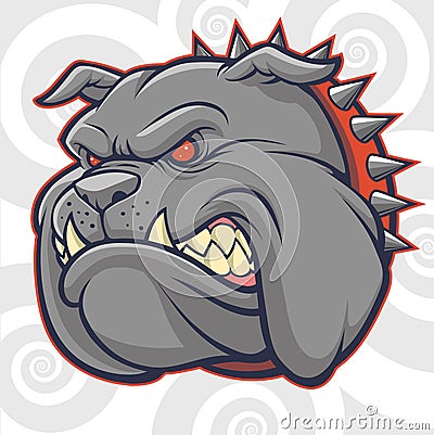 Angry Bulldog Vector Stock Photo