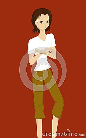 Angry Cartoon Lady Royalty Free Stock Photos - Image: 2679728