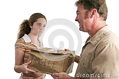 Angry Customer Stock Photo