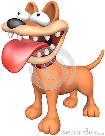 Angry Dog Stock Photo