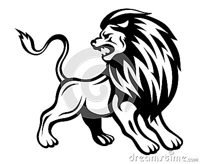 Angry Lion Stock Image - Image: 24990331