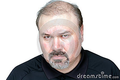 Angry Man Stock Photo