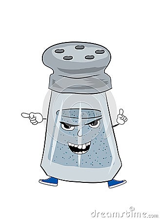 Angry Salt cartoon Cartoon Illustration