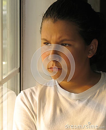 Angry Teen Stock Photo