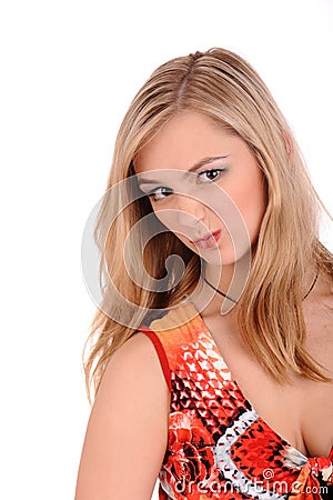 Angry woman Stock Photo