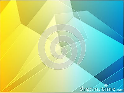 Angular crystal abstract Vector Illustration