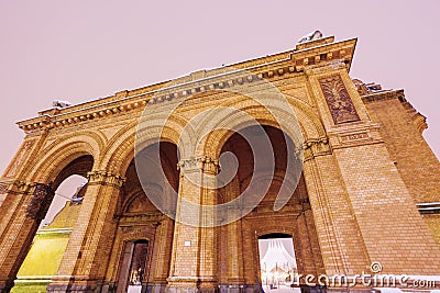 Anhalter Bahnhof in Berlin Stock Photo