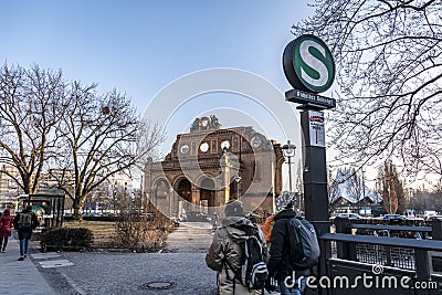 Anhalter Bahnhof, Berlin - Germany. Deutschland, railway Editorial Stock Photo