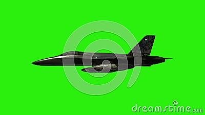 Animación De Fondo De Pantalla Verde De Aviones Militares. Vista Lateral.  Animación 3d Realista Almacen De Video - Vídeo de aeropuerto, ejército:  177702333