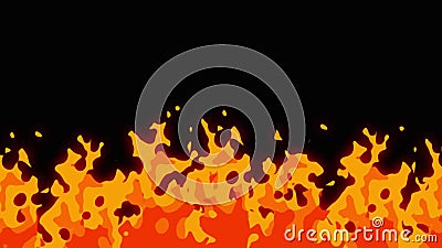 Animación Sobre Incendios De Dibujos Animados. Fuego De Caricatura De  Llamas Ardientes. Imágenes De Movimiento De Vídeo De Animaci Metrajes -  Vídeo de destello, primer: 224550566