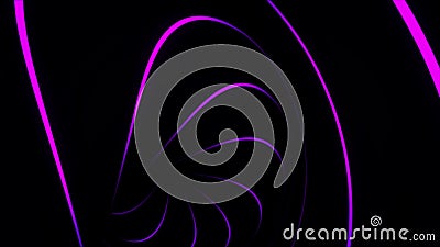 Animaci?n abstracta con un t?nel, luz ultravioleta fluorescente, l?neas de ne?n que brillan intensamente, movi?ndose en fondo neg libre illustration Animaci?n abstracta con un t?nel, luz ultravioleta fluorescente, l?neas de ne?n que brillan intensamente, movi?ndose en fondo neg libre illustration