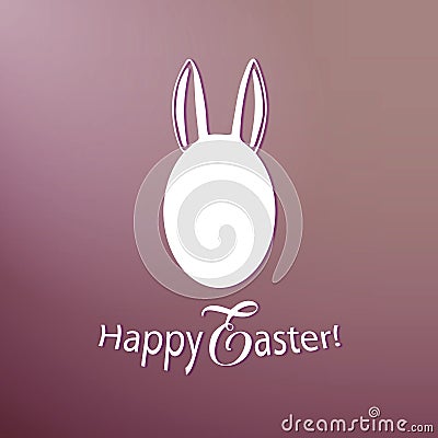 Happy Easter! - card Cartoon Illustration