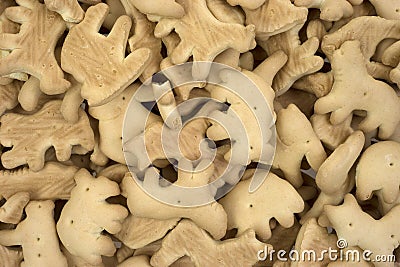 Animal Crackers Close Stock Photo