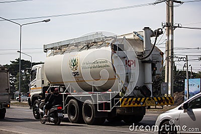 Animal food Tank Truck of Betagro Transport Editorial Stock Photo