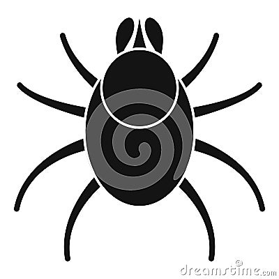 Animal mite icon, simple style Vector Illustration